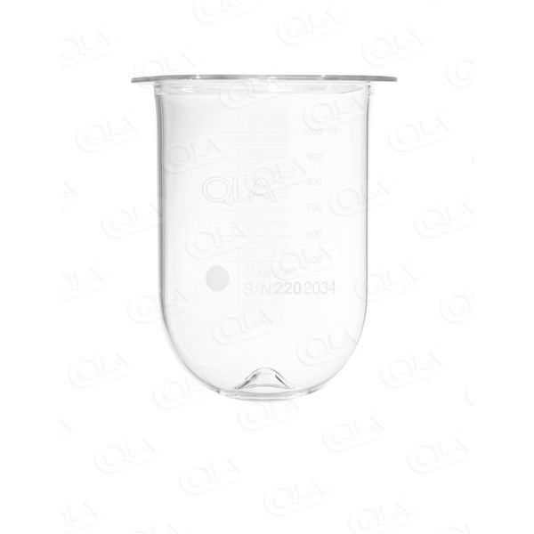 QLA 1000mL Clear Glass Apex Vessel for Pharmatest, Serialized