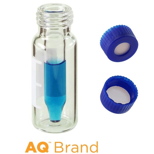 Microsolv EPP 300 μl FI Vial clear, Wide Tip, Screw Cap with Sil/PTFE Septa, 100 pc/PAK