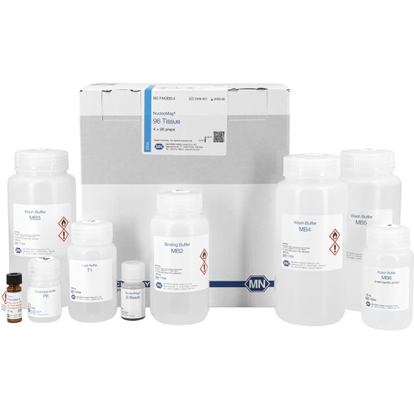 Macherey-Nagel NucleoMag 96 Tissue, 4 x 96 preps for the purification of genomic DNA from cells and tissue