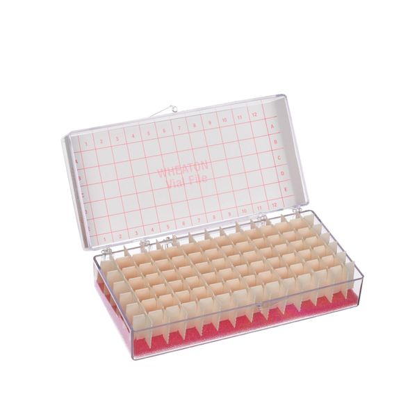 DWK Wheaton M-T Vial File for storage of up to 60 2 ml vials, 6 pc/PAK