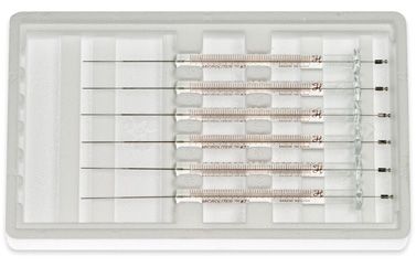 Hamilton 5 μl, Modell 75 N Agilent Spritze, 23s-26s Gauge, 43 mm, point style AS, 6 St/Pkg, max. Druck 2000 psig (137.9 bar), max. Temperatur 50°C/122