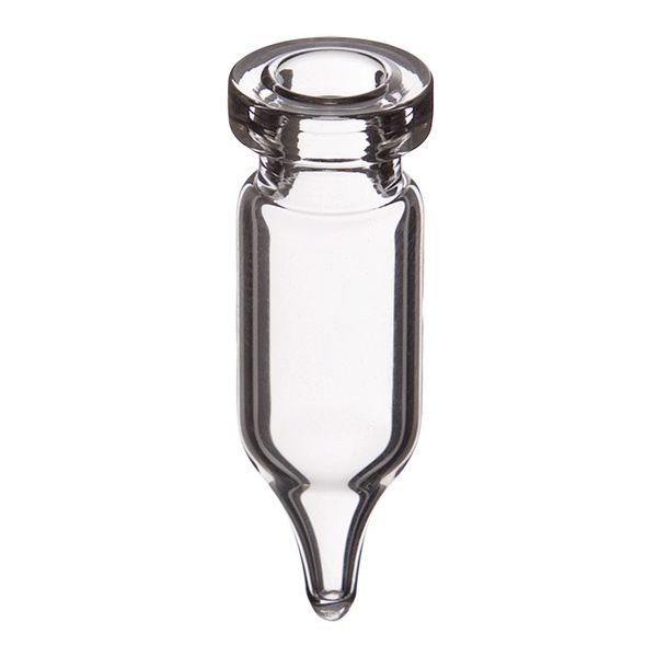 Microsolv Crimp Top Vials, clear glass, 0.9ml, Tear Drop shape MicroVial, 11mm, 10x32mm OD, for use as an autosampler vial, 100pc/PAK
