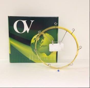 Ohio Valley GC Tubing, FS, 0,36 mm x 0,1 mm ID, 30 m, one piece, supplied on a cage