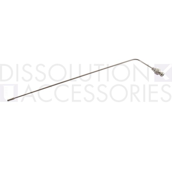 Dissolution Accessories Probenkanüle, Edelstahl, 195 mm, gebogen, mit Luer-Adapter, Caleva