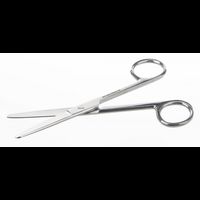 Dressing scissor, stainless magnetic, L=160mm, blunt-blunt