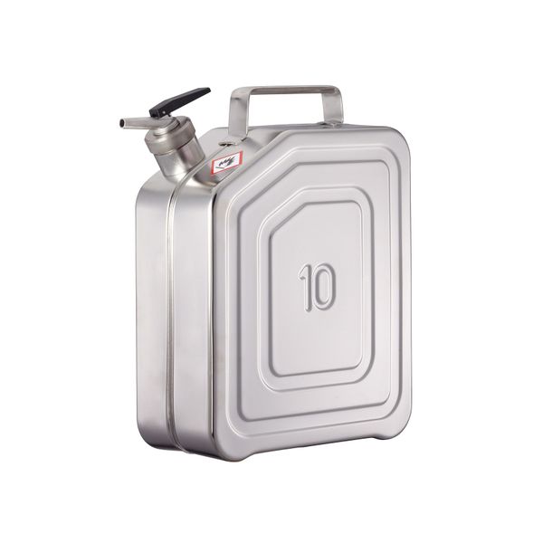 Bürkle Sicherheitskanister V4A, Dosierer, Überdruckverschluss, 10 l