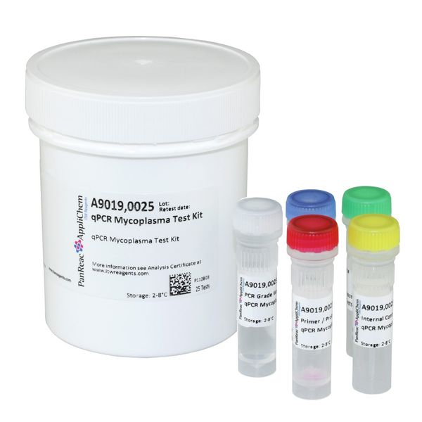 PanReac AppliChem qPCR Mycoplasma Test Kit,25 Tests