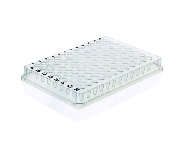 Brand GmbH & Co. KG PCR-Platte 96-well, PP, ganzer Rahmen, Low Profile, 0,15 ml, transparent, BIO-CERT PCR-Q, 50 St/Pkg
