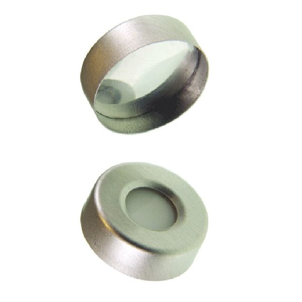 Microsolv Headspace Crimp Cap, silver, 20 mm, with Sil/Aluminum Foil Septa, 100 pc/PAK