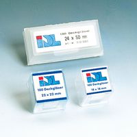 Cover glasses/pure white glass 24x32mm 100 pcs.