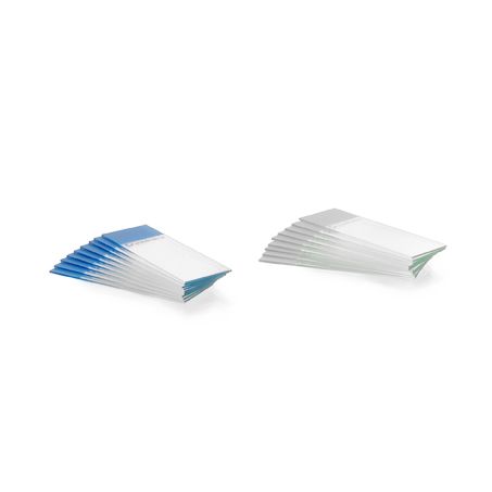 Duran Group Farb-Objektträger geschliffen 90°, blau, 26 x 76 x 1,0 mm, 1500 St/Pkg