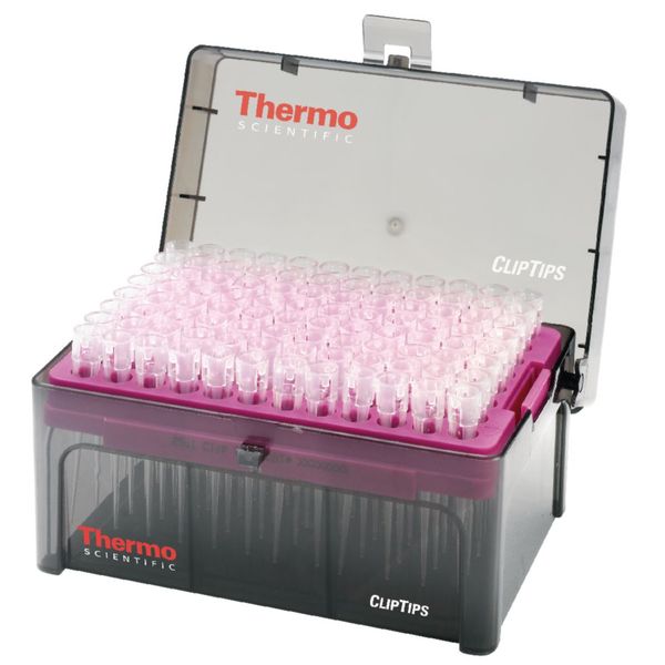 Thermo Fisher Scientific Filterspitzen ClipTip, sterile Pipettenspitzen, 1.250 μl, 8 Racks x 96 pc /PAK