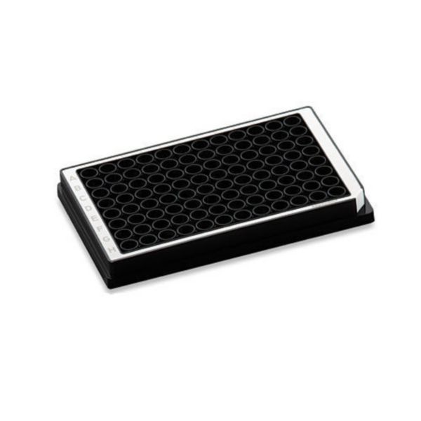 Eppendorf Microplate 96/V-PP, schwarze Wells, Umrandungsfarbe weiß, PCR clean, 80 Platten (5x 16 St.)