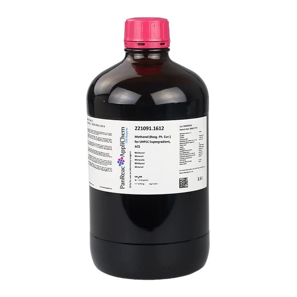 PanReac AppliChem Methanol für UHPLC, gradient grade (Supergradient), ACS, 2,5L