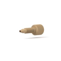 Product Image of One-Piece Fingertight Long, PEEK, 10-32 Coned, for 1/16'' OD natural, 1pc/PAK