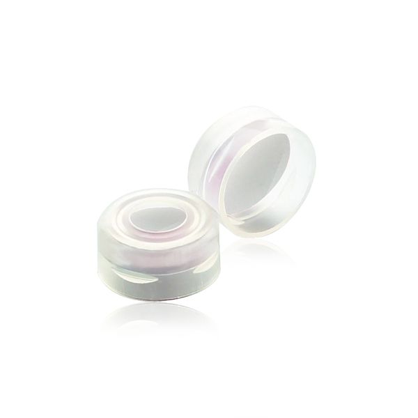 DWK Wheaton 11 mm Schnappverschluss, PE natur, mit Septum 0,01 PTFE, 1000 St/Pkg