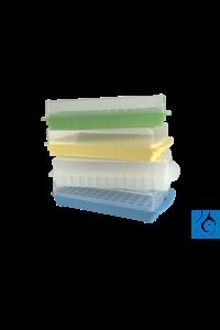 2-1837 - Combi-Rack with snap-on lid 0.5ml1.2.0 ml 96 places, yellow ...
