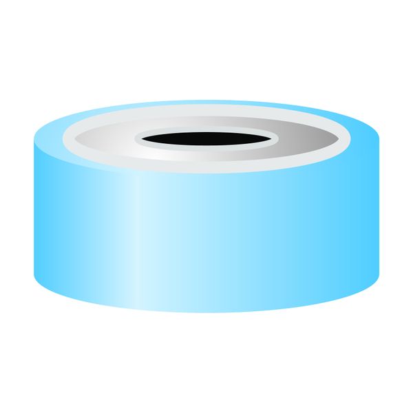 Macherey-Nagel N20 Bimetall Bördelkappe, blau/silber, Loch, Silikon blau transparent/zentrische PTFE-Laminierung farblos, 45° shore A, 3 mm, 100 St/