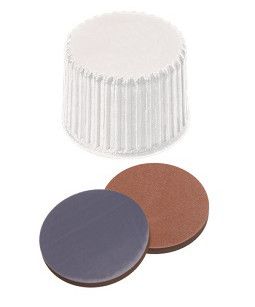 Altmann Analytik ND20 PP screw cap, white, closed,1,3mm 10x100/pac, 10 x 100 pc