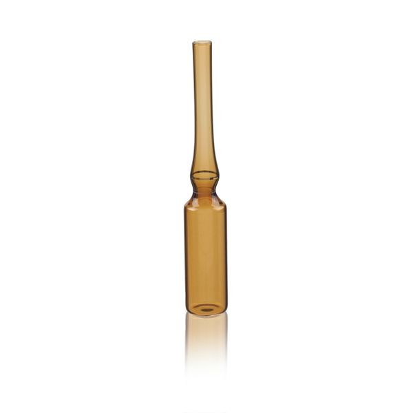 DWK Wheaton 2 ml Boro, brown, pre-scored ampoule, 144 pc/PAK