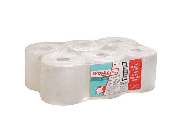 Kimberly-Clark WYPALL L10 Wischtücher - Zentralentnahme RCS Material: AIRFLEX