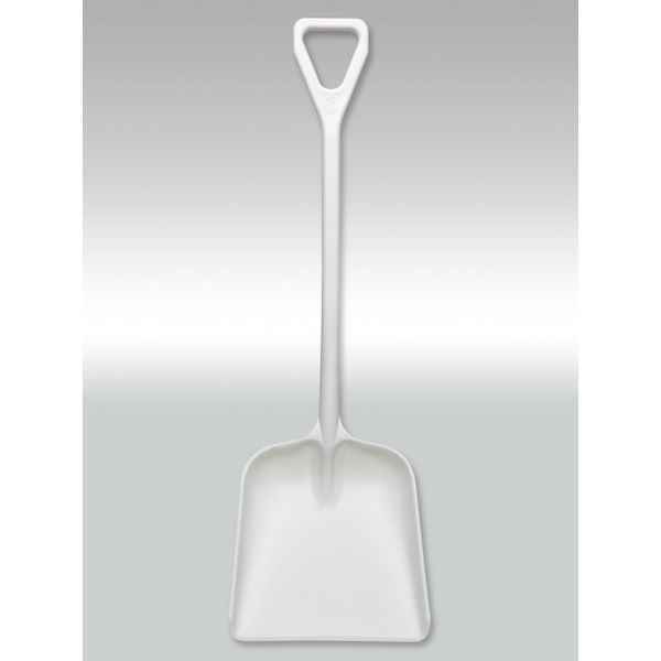 Bürkle Shovel for foodstuffs, PP white, WxDxL 35x41x110cm