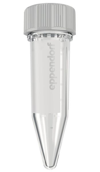 Eppendorf Reaktionsgefäße, EP Röhrchen 5,0 ml mit Schraubdeckel, Starter Pack, PCR clean, 400 Gefäße, 2 Racks