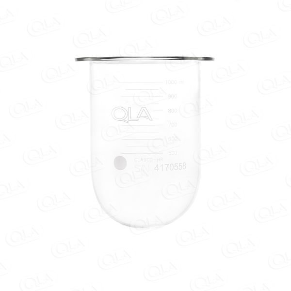 QLA 1000mL Clear Glass Vessel for Hanson SR8-Plus, Serialized