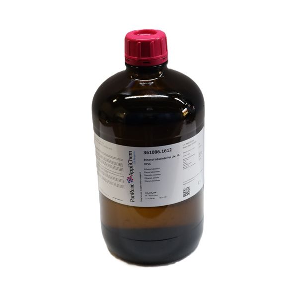 PanReac AppliChem Ethanol absolut für UV, IR, HPLC, 2,5 L