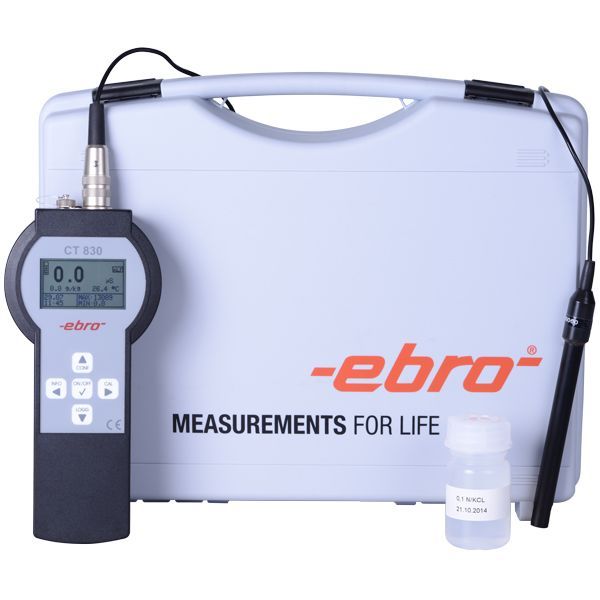 Ebro Electronic CT 830 set, measuring device for conductance with electrode, Sold out
