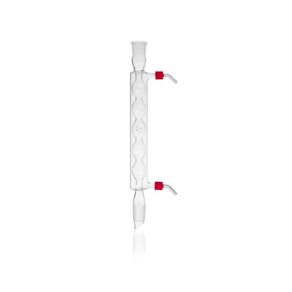 Duran Group DURAN Kugelkühler, mit 2 abschraubbaren Kunststoff-Oliven, NS 29/32, Mantel 250 mm