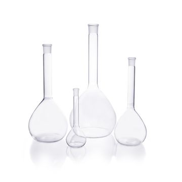 Duran Group DURAN Volumetric flask, partially ground, SJ 14/23, 200 ml, without print, 10 pc/PAK