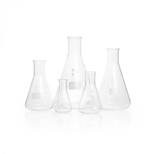 Duran Group DURAN Erlenmeyer-Kolben, enghalsig, mit Teilung, 800 ml, 10 St/Pkg