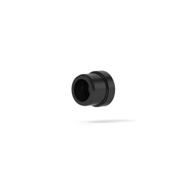 Upchurch Scientific Frit-in-einer-Ferrule, 0.5μm, Superflanschlos, mit PEEK/Edelstahl Ring, schwarz, 10 St/Pkg