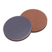 Product Image of Septa, 22 mm diameter, butyl red/PTFE grey, 55° shore A, 1,6mm, 10 x 100 pc