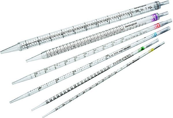 Corning Gosselin Serologische Einmalpipette 25ml, PS, graduiert, Farbcode Grün, steril, 200 St/Pkg.