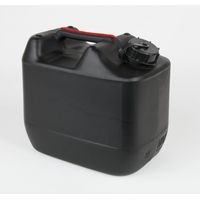 Product Image of Kanister, ColourLine rot 
10 Liter, S60, PE-HD elektrisch ableitfähig, 
mit roten Streifen auf den Griffflächen, 
ohne UN Y-Zulassung