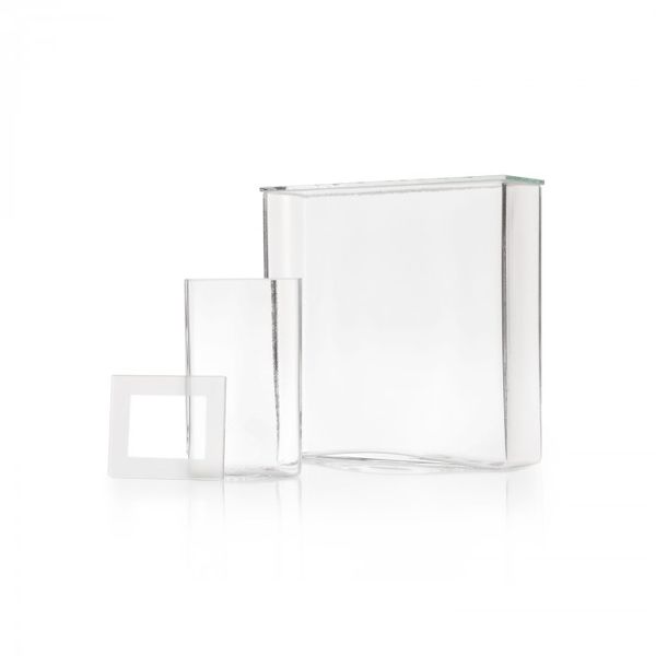 Duran Group DURAN Museum jar, with ground-in glass plate, 210 x 100 x 210 mm