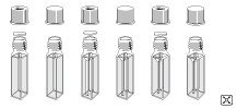 Starna GmbH 1/GL14/SOG/10 - Rectangular Anaerobic Macro Cell with screw top GL14