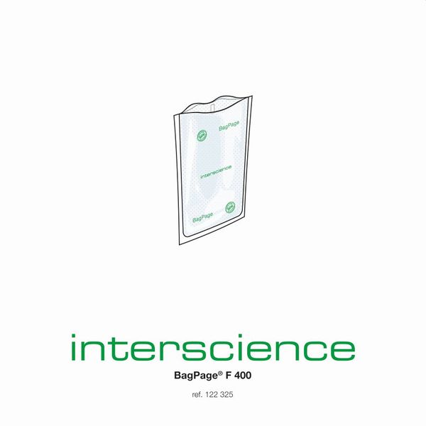 Interscience Stomacherfilterbeutel BagPage 400 F, 400 ml, 190 x 300 mm, 20 x 25 St/Pkg, Ganzseitiger Filterbeutel, für die PCR Durchflusszytometrie