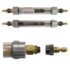 Chromatography Research Supplies ZPure Glass PolyGas I purifier, 1/4'', Messing Fittinge, quick connect