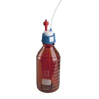 Product Image of HPLC Supply-Set I, V2.0: SafetyCap I GL45, Lab Bottle 1L, braun, 1,5 m Capillary 3,2 mm, Filter, air valve