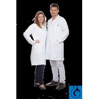 Product Image of Lab coat men, size 52, 100% cotton, lapel collar, 1/1 length