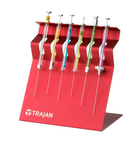 Trajan (SGE) Spritze, 5R, 5 μl, Nadel: austauschbar, 26 G, L: 50 mm, Spitze: abgeschrägt