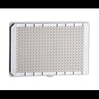 Cell culture microplate, 384 well, PS, small volume, LoBase, µclear®, white, advanced, TC, cover plate, sterile, 4 x 15 pc/PAK