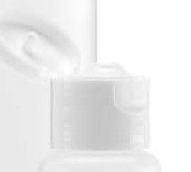 Kautex Klappscharnierverschluss, PP, weiß, 25 mm, für 500/1000 ml-Rundflasche 308, 1700 St/Pkg
