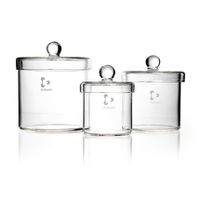 Product Image of DURAN® Cylinder, with knobbed lid, polished rim, 80 x 80 mm, 250 ml, 10 pc/PAK