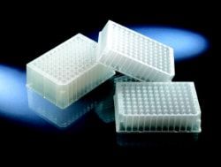 Nunc Thermo Scientific 96-Deep Well Plate with Shared-Wall Technology, P, square, conical bottom, 2 ml, non-sterile, 50 pc/PAK