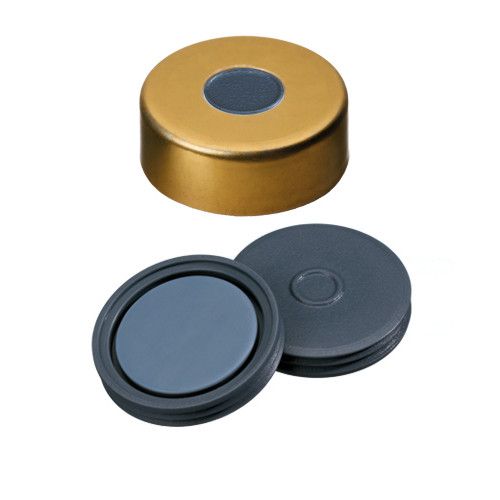 Altmann Analytik ND20 magnetic crimp seal w/ 8mm hole, 3,0mm 10x100/pac, 10 x 100 pc