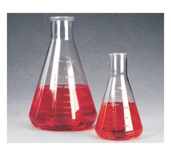 Nalgene Thermo Scientific Erlenmeyerkolben mit Schikanen/PC 500 ml Inhalt, 4 St/Pkg